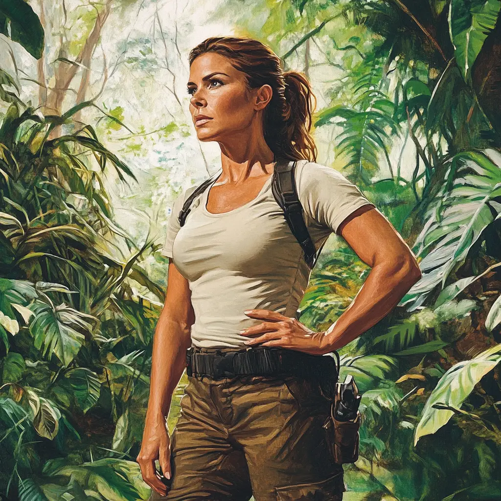 Coleen Rooney in the Australian rainforest for I'm a celebrity... get me out of here!